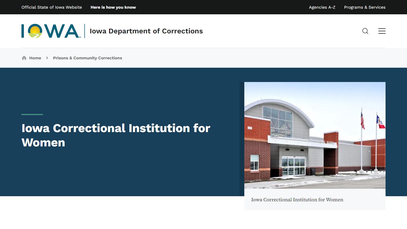 Iowa Correctional Institution for Women | Iowa Department of Corrections